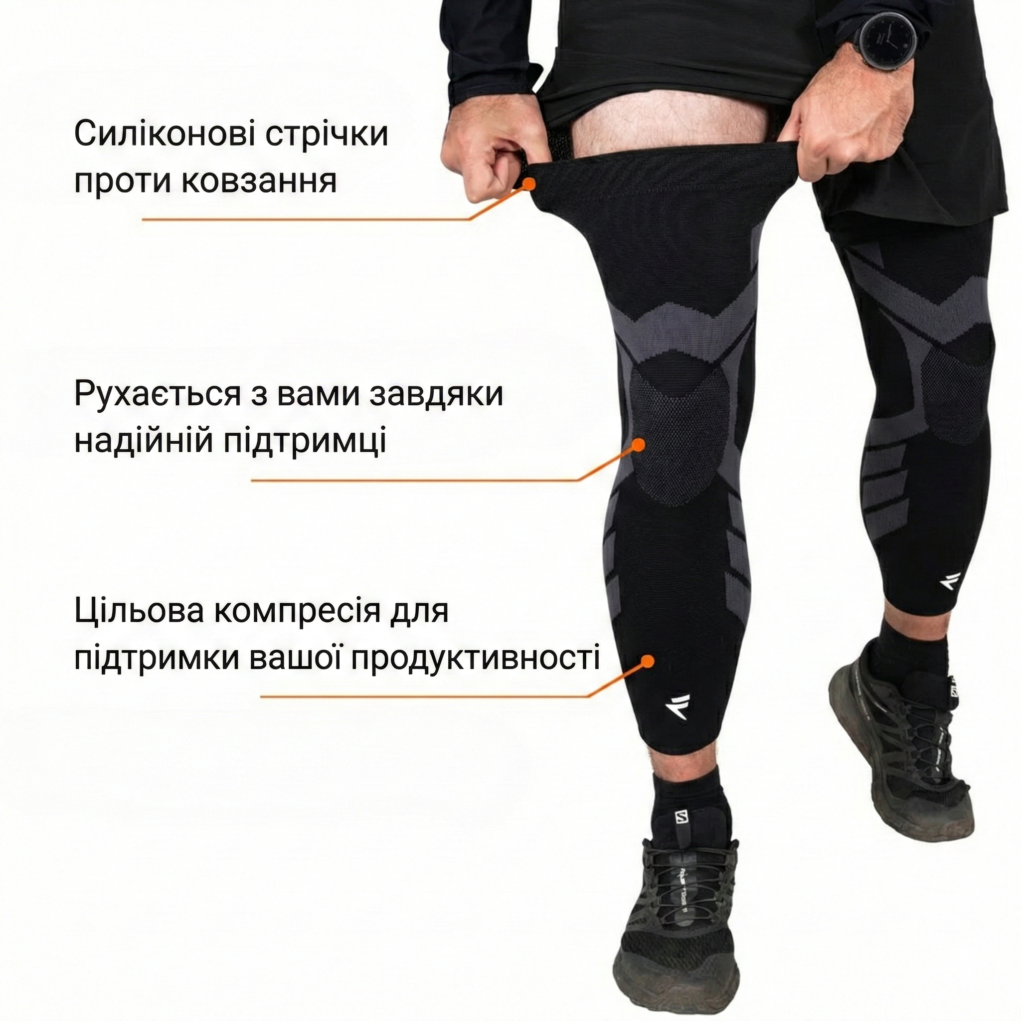Compression Sleeves V2 for Knees and Legs
